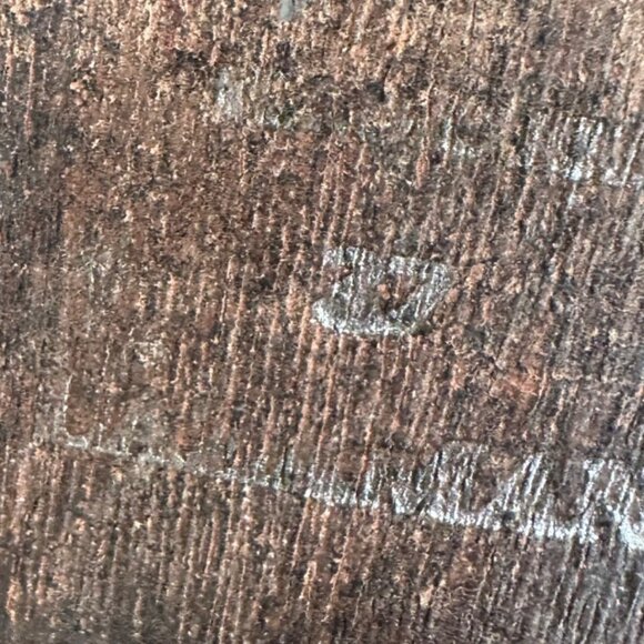 Vintage Red Leather Floral Embroidered Ankle Boots With Side Zipper & Distressed - Picture 8 of 8